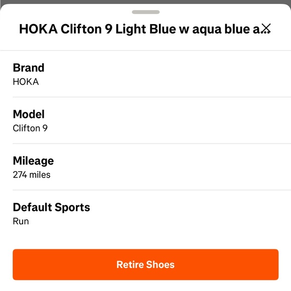 Hoka Clifton 9 - used - men’s 10.5 - 274 miles run on them - Picture 3 of 16